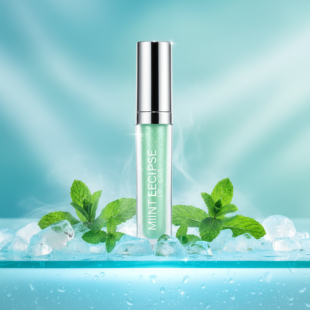 Mint Eclipse Lip Gloss - cool minty fresh lip gloss